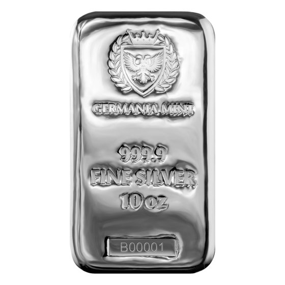 מטיל כסף 10 אונקיות Germania Mint